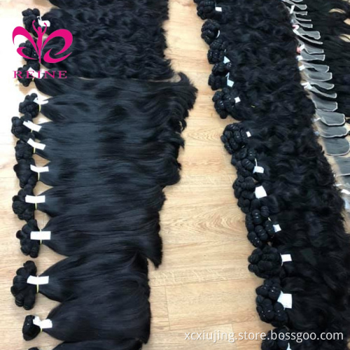 12A Grade Best Quality Raw Cuticle Aligned Virgin Indian Hair Bundles Vendors Vietnam hair Double Drawn Human Hair Bone Straight